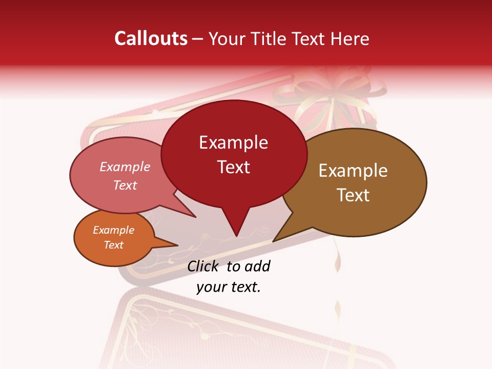 Gold Vector Decor PowerPoint Template