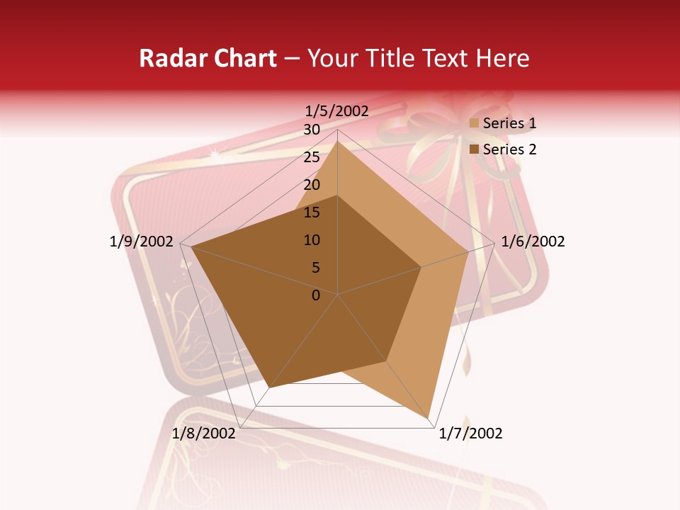Gold Vector Decor PowerPoint Template
