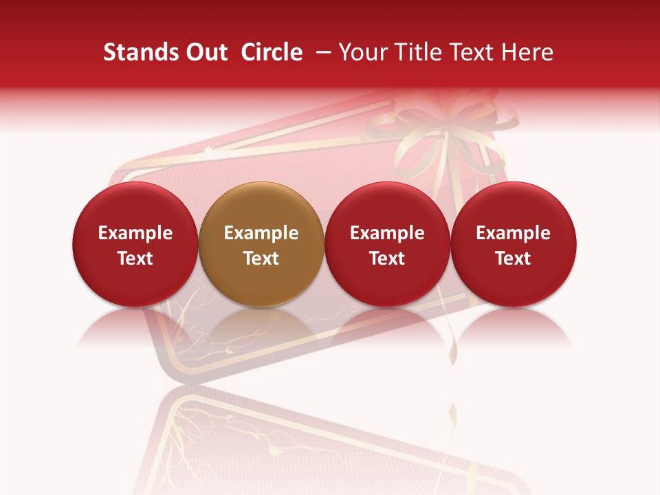 Gold Vector Decor PowerPoint Template