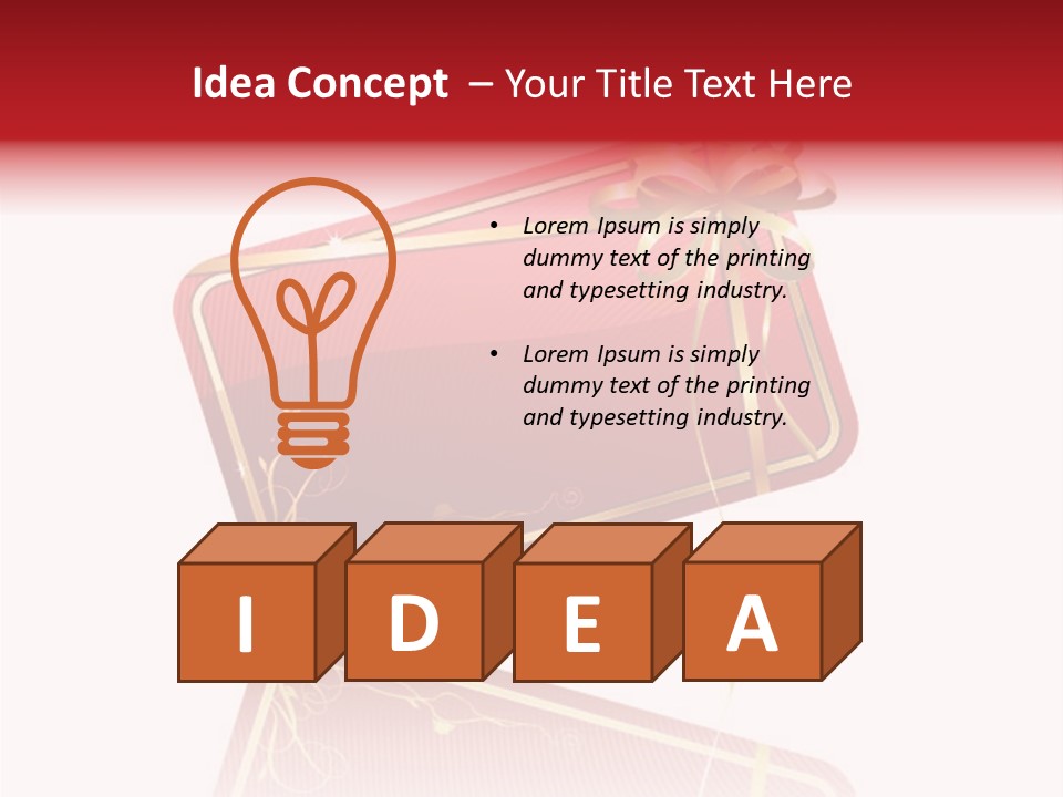 Gold Vector Decor PowerPoint Template