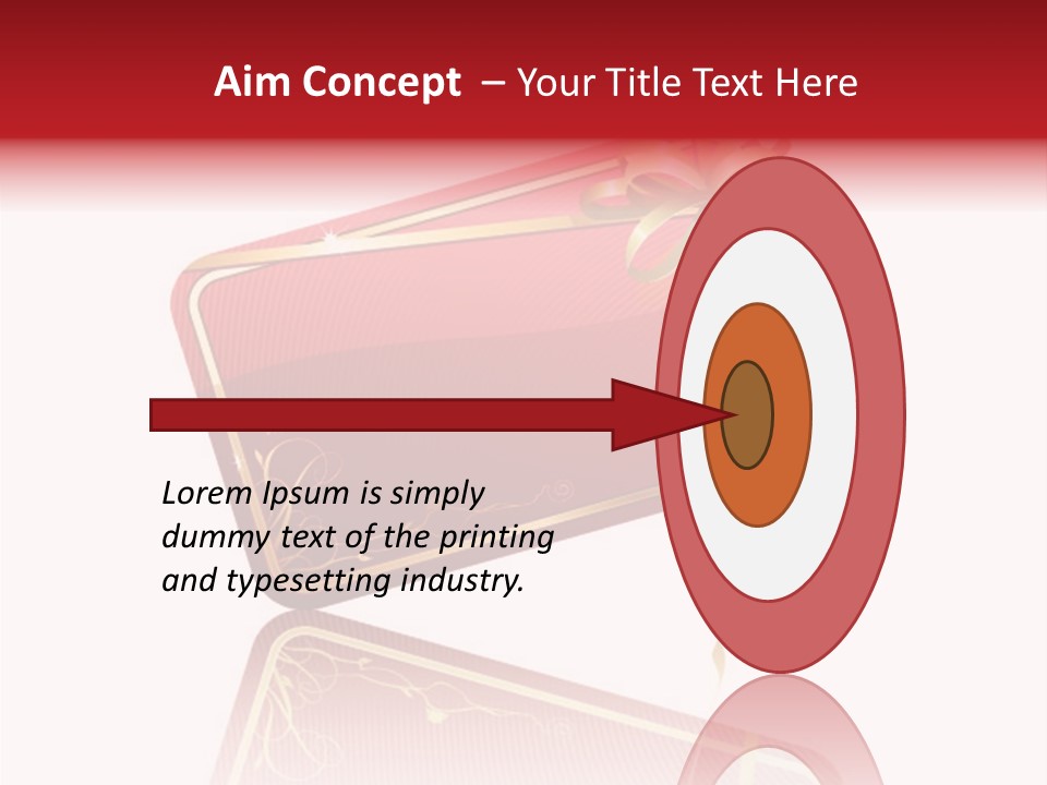 Gold Vector Decor PowerPoint Template