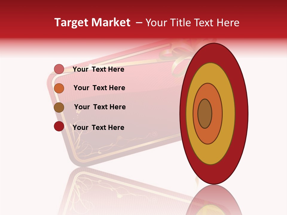 Gold Vector Decor PowerPoint Template