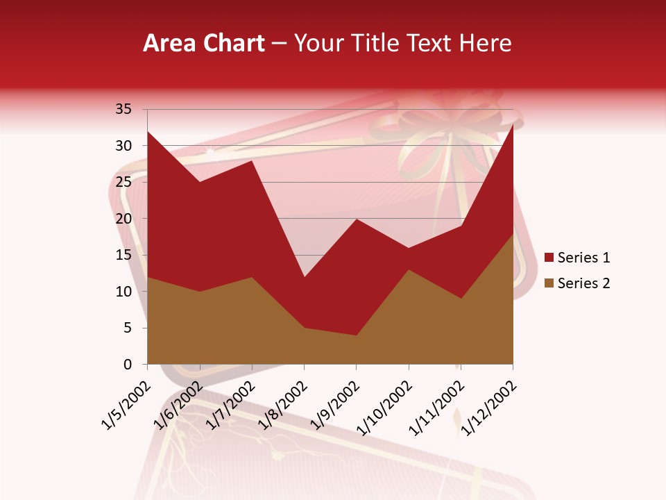 Gold Vector Decor PowerPoint Template