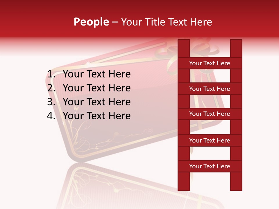 Gold Vector Decor PowerPoint Template