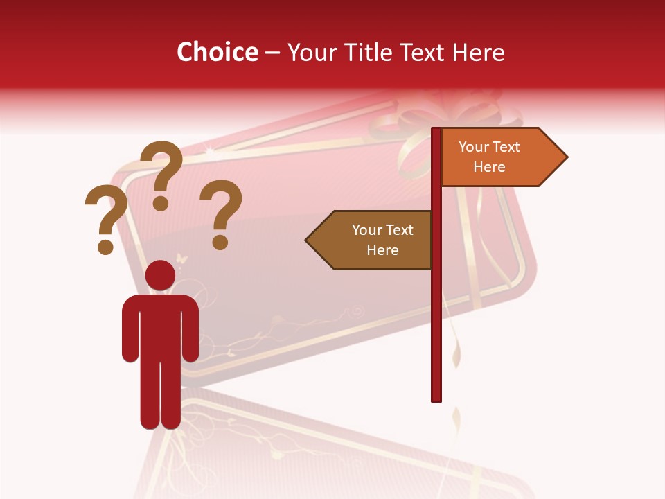 Gold Vector Decor PowerPoint Template