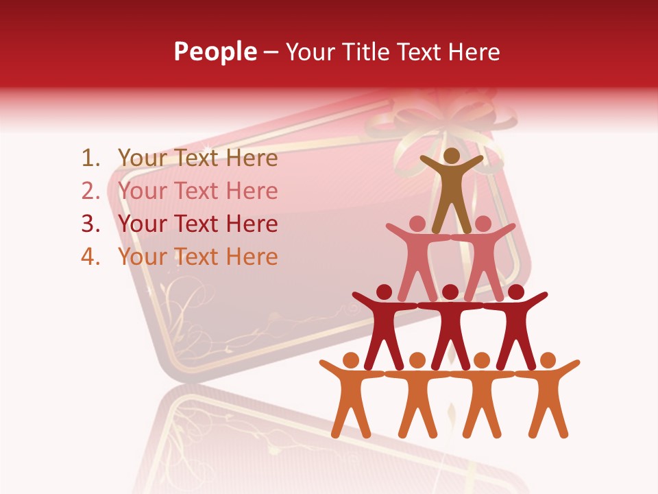 Gold Vector Decor PowerPoint Template