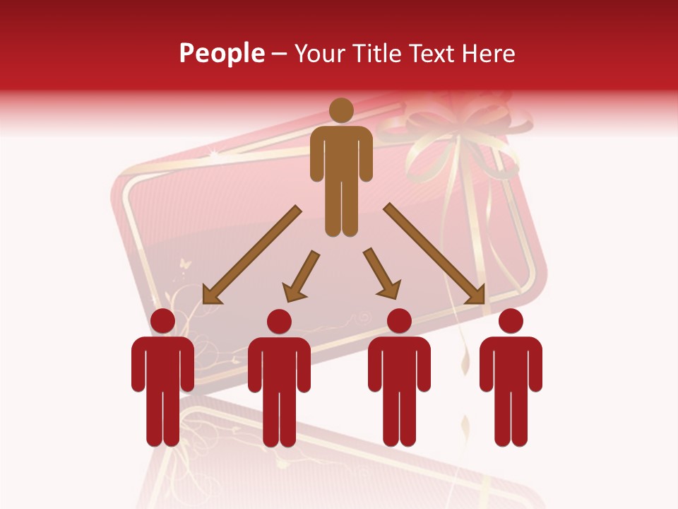 Gold Vector Decor PowerPoint Template