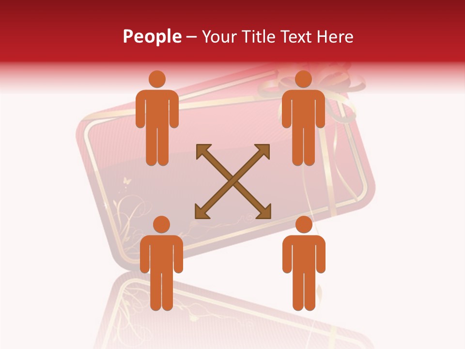 Gold Vector Decor PowerPoint Template