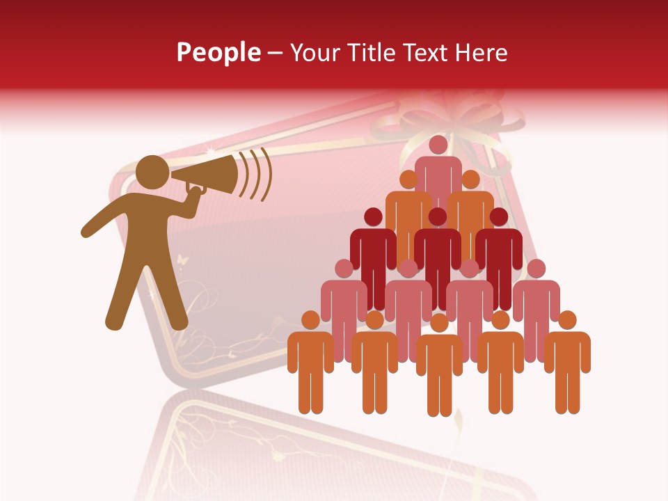 Gold Vector Decor PowerPoint Template