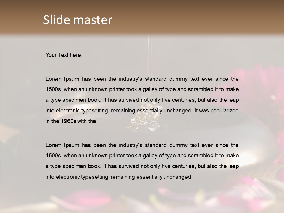 Spa Care Wood PowerPoint Template