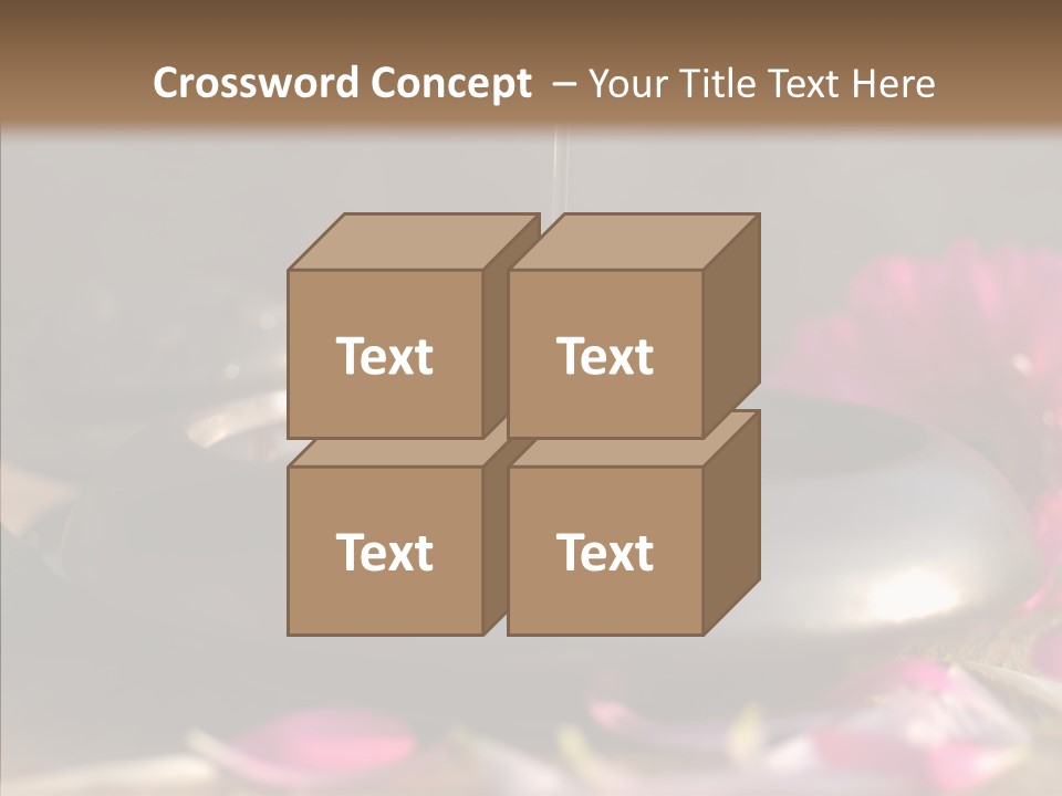 Spa Care Wood PowerPoint Template