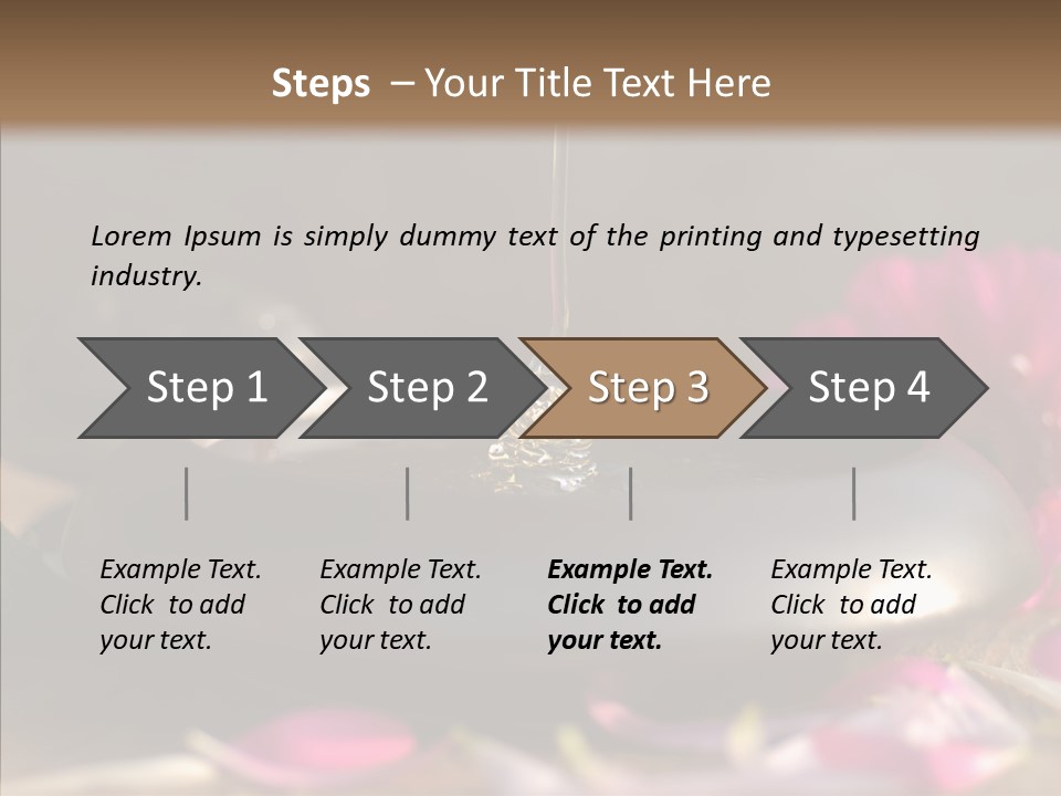 Spa Care Wood PowerPoint Template