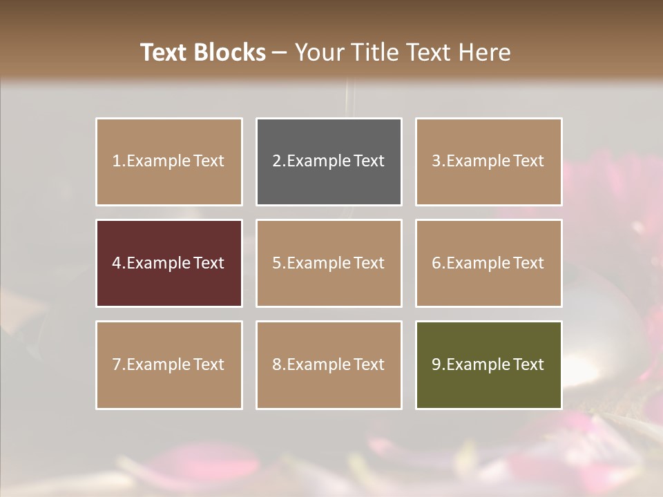 Spa Care Wood PowerPoint Template