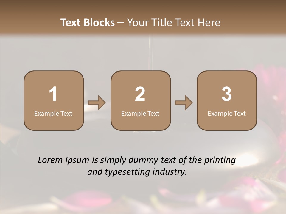 Spa Care Wood PowerPoint Template