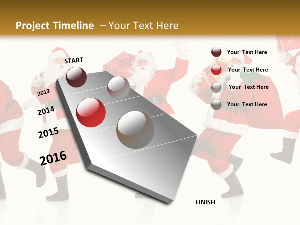 Tree Isolated Time PowerPoint Template