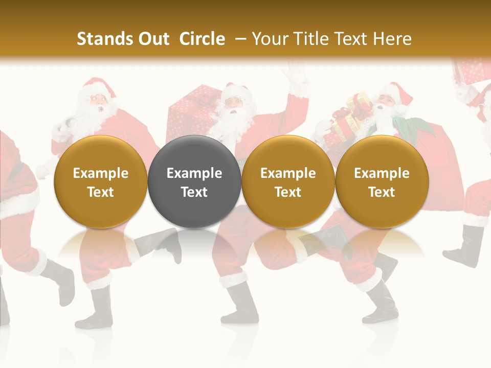 Tree Isolated Time PowerPoint Template