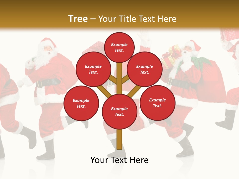 Tree Isolated Time PowerPoint Template