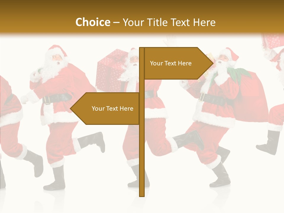 Tree Isolated Time PowerPoint Template