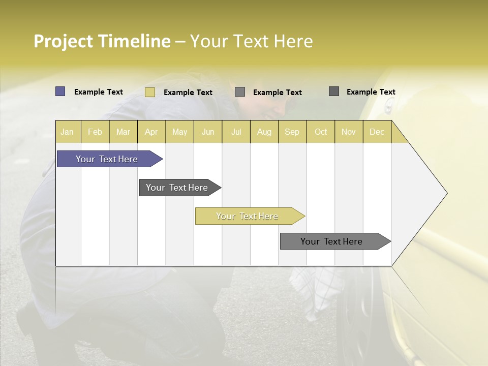 Female Defective Brunette PowerPoint Template