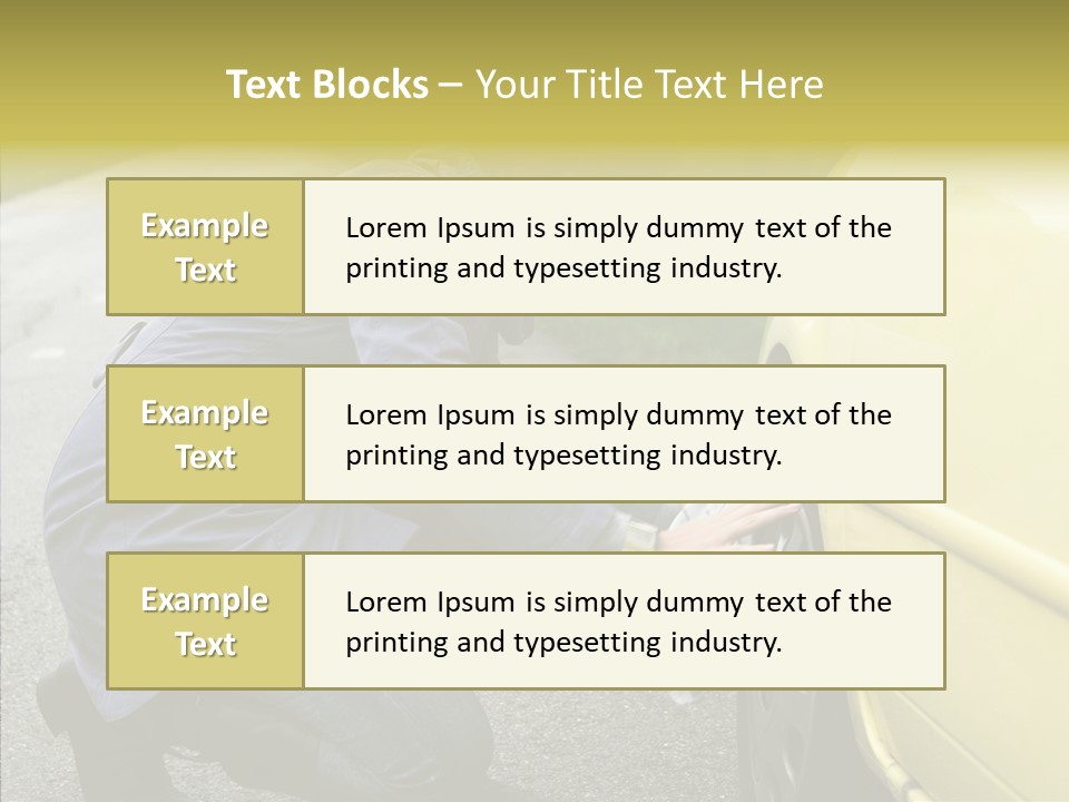 Female Defective Brunette PowerPoint Template