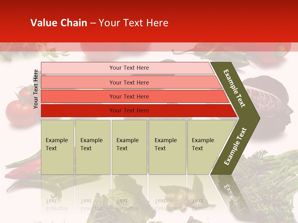 Salad Broccolini Lettuce PowerPoint Template