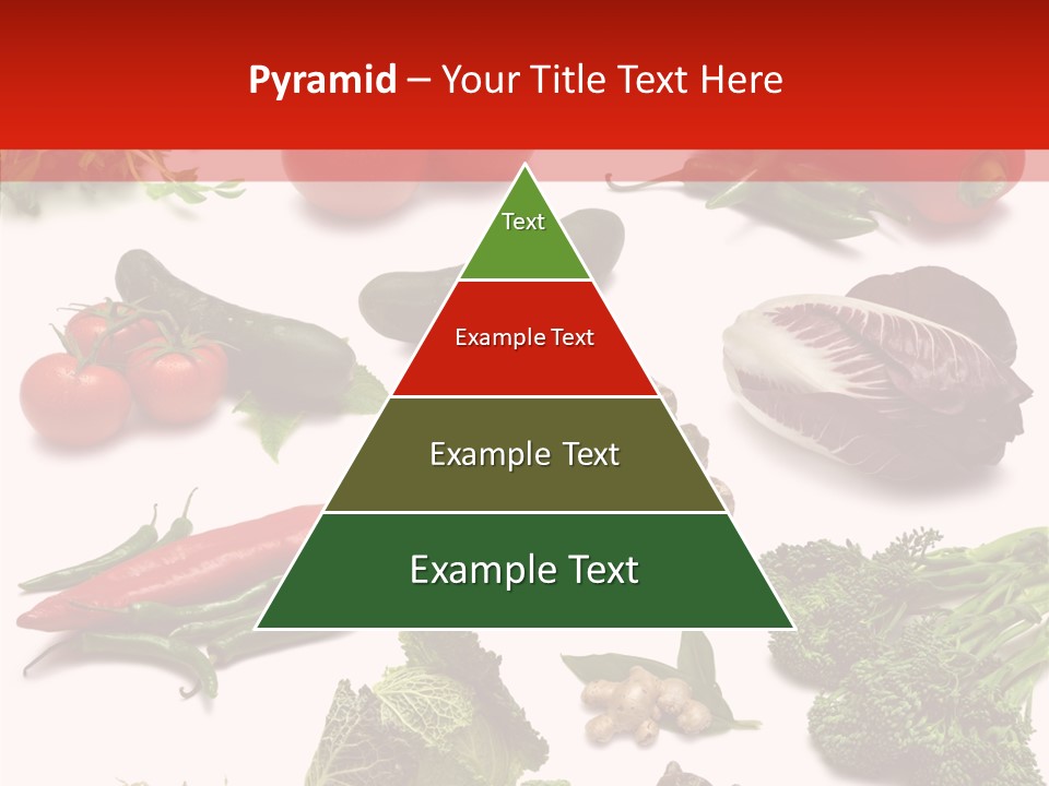 Salad Broccolini Lettuce PowerPoint Template