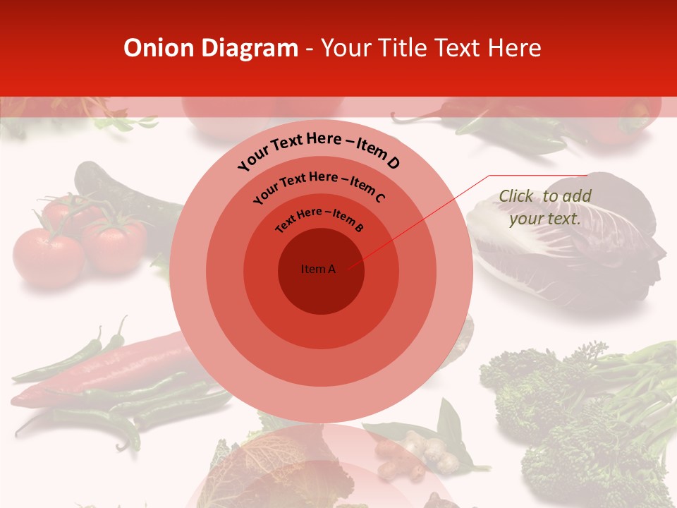 Salad Broccolini Lettuce PowerPoint Template