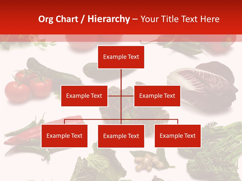 Salad Broccolini Lettuce PowerPoint Template