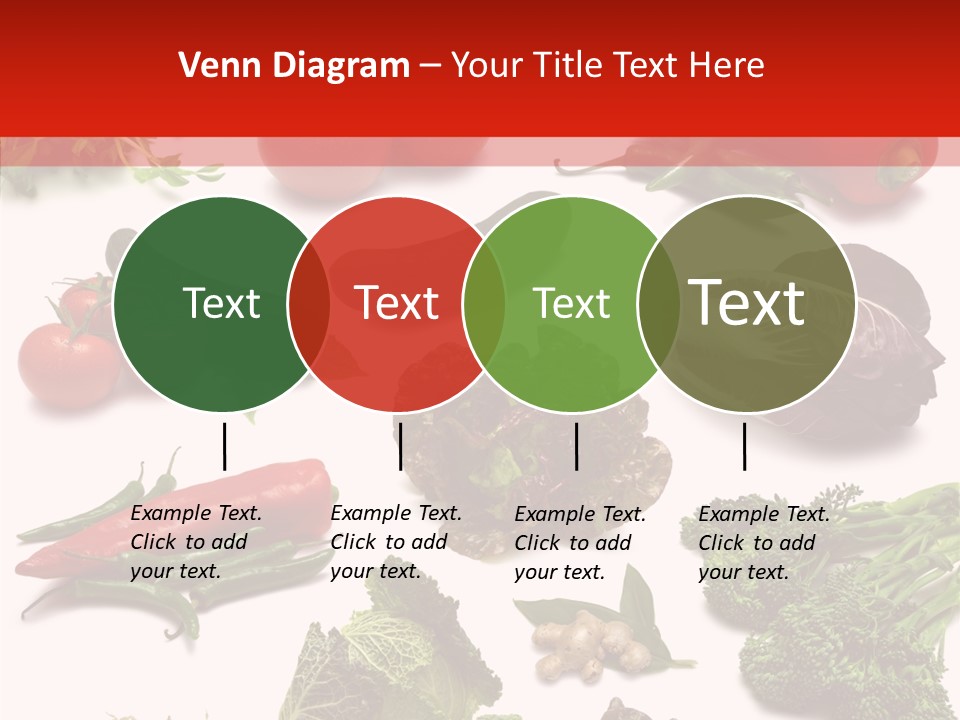 Salad Broccolini Lettuce PowerPoint Template