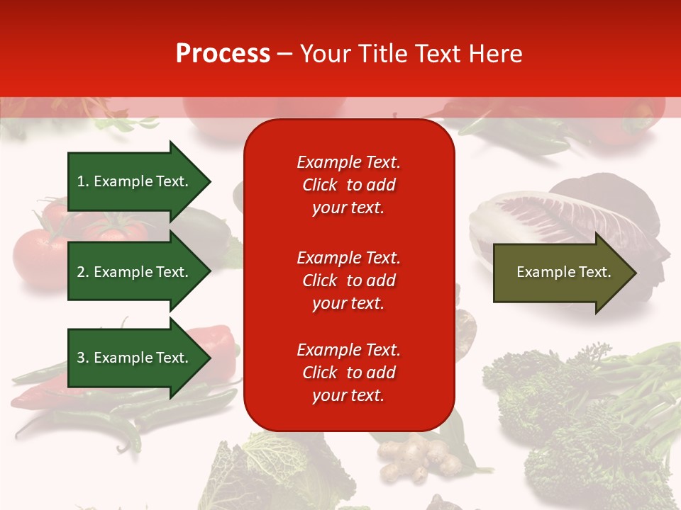 Salad Broccolini Lettuce PowerPoint Template