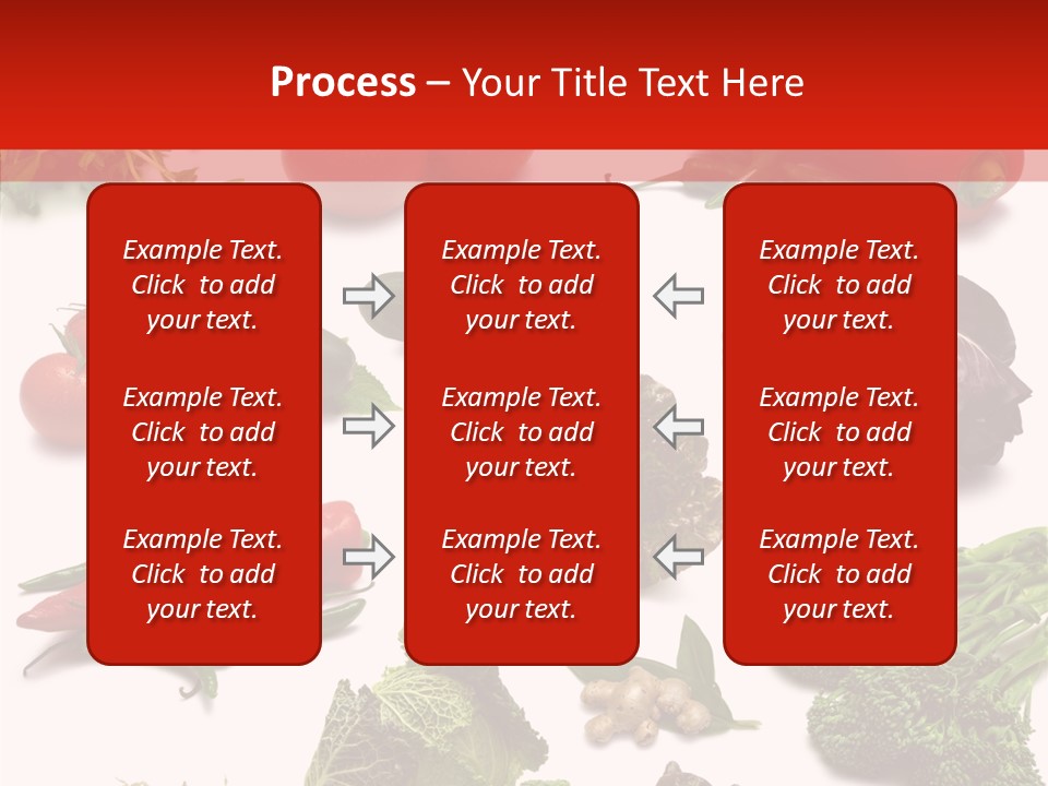 Salad Broccolini Lettuce PowerPoint Template