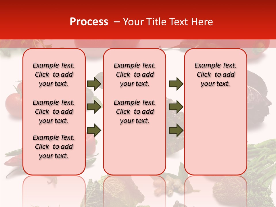 Salad Broccolini Lettuce PowerPoint Template