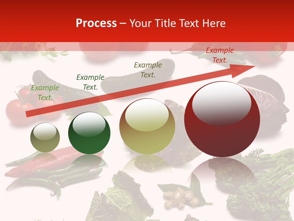 Salad Broccolini Lettuce PowerPoint Template