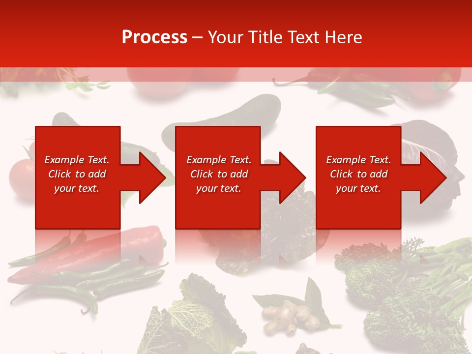 Salad Broccolini Lettuce PowerPoint Template