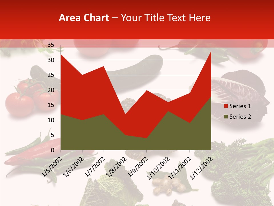 Salad Broccolini Lettuce PowerPoint Template