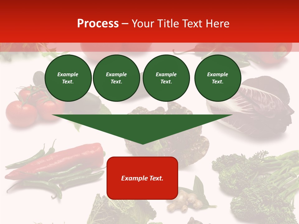 Salad Broccolini Lettuce PowerPoint Template