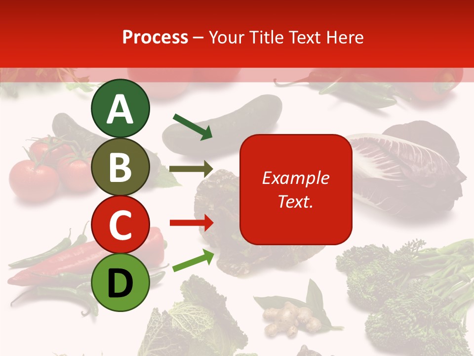 Salad Broccolini Lettuce PowerPoint Template
