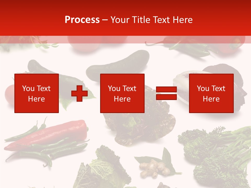 Salad Broccolini Lettuce PowerPoint Template