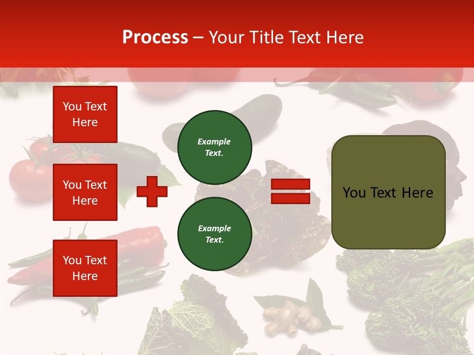 Salad Broccolini Lettuce PowerPoint Template