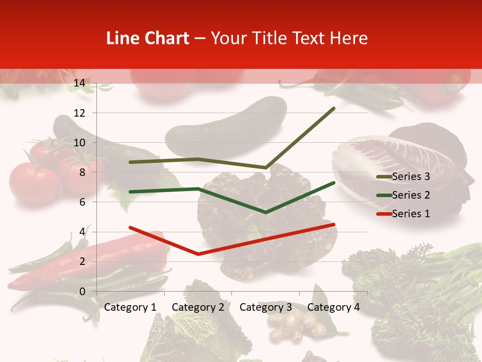 Salad Broccolini Lettuce PowerPoint Template