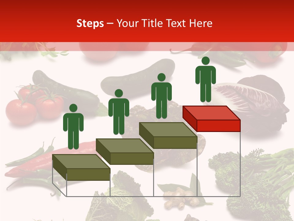 Salad Broccolini Lettuce PowerPoint Template