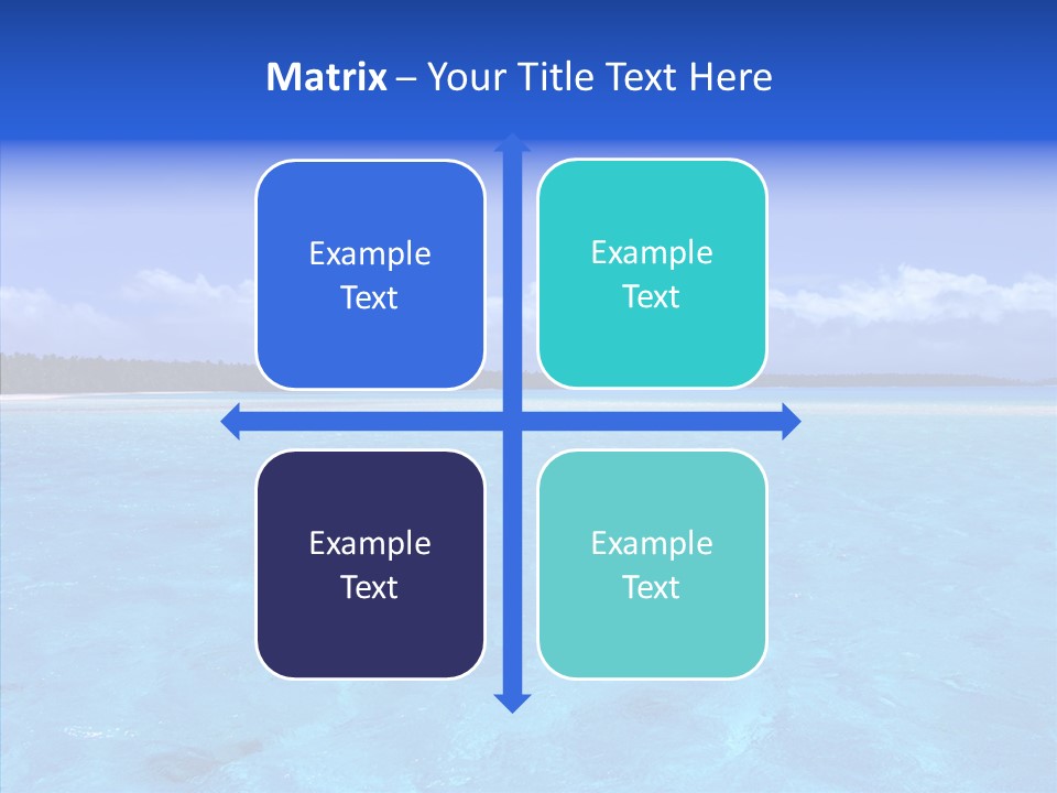 Sea Tahiti Sand PowerPoint Template