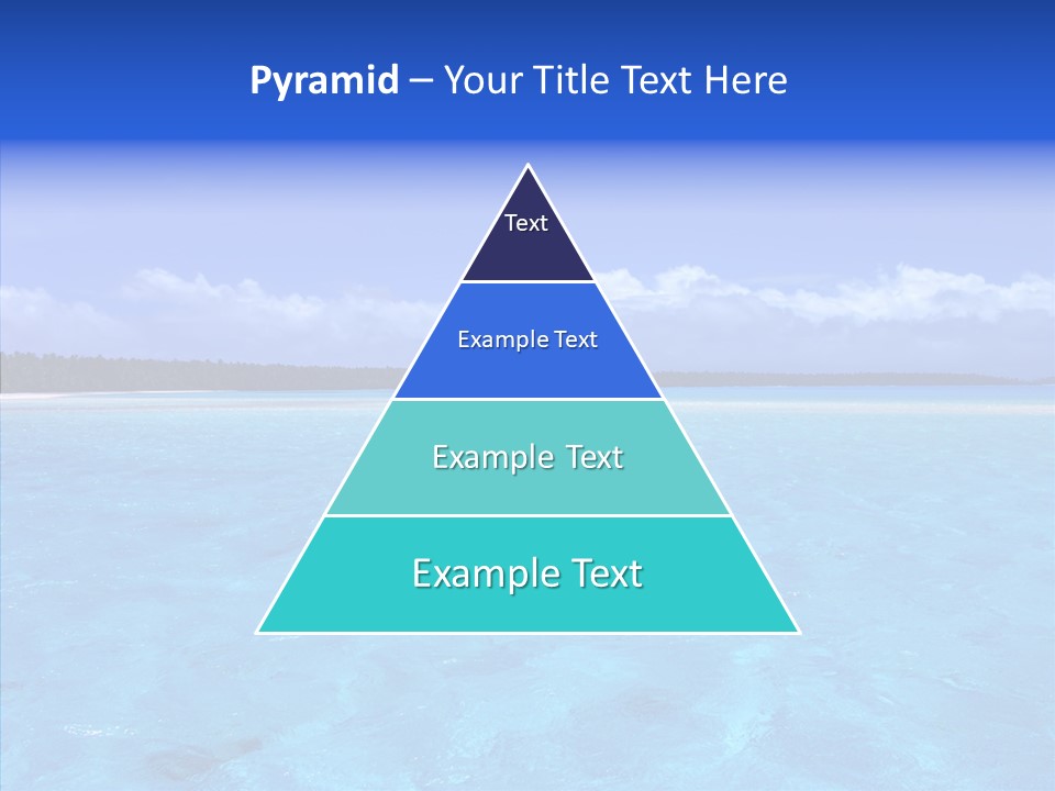 Sea Tahiti Sand PowerPoint Template