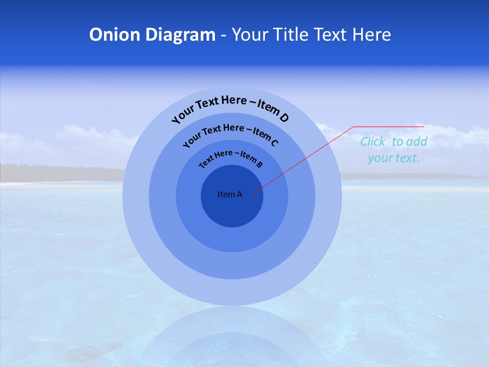 Sea Tahiti Sand PowerPoint Template