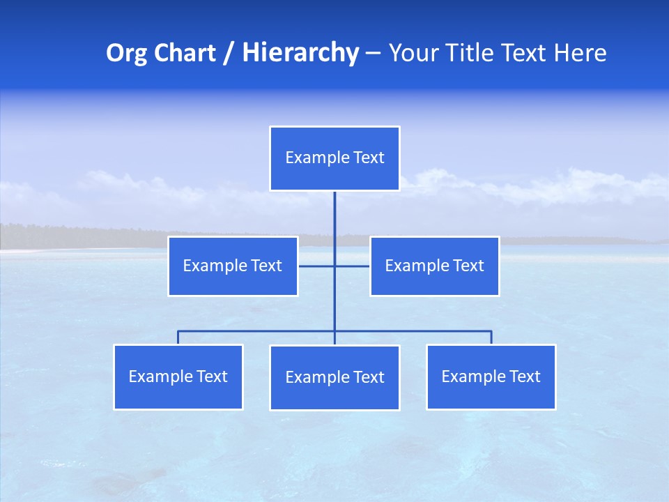 Sea Tahiti Sand PowerPoint Template