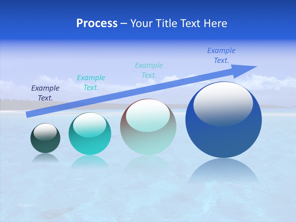 Sea Tahiti Sand PowerPoint Template