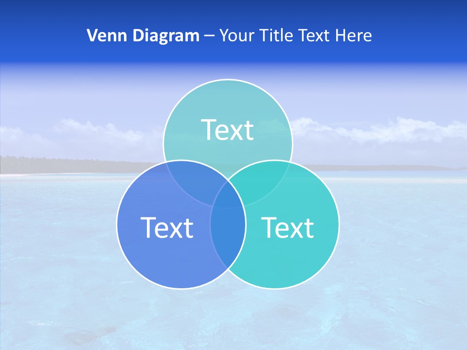 Sea Tahiti Sand PowerPoint Template