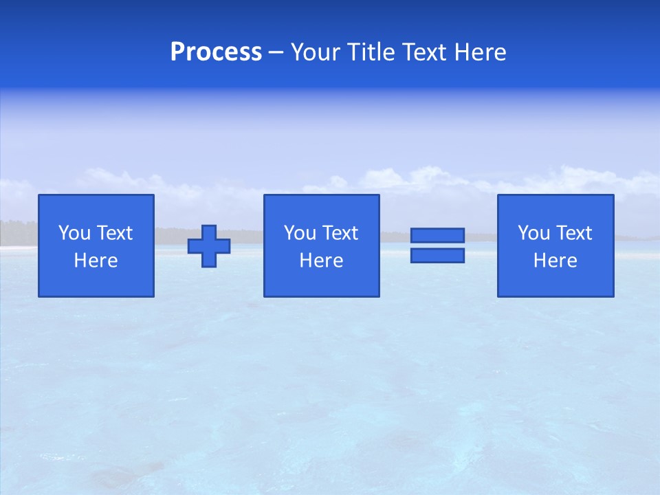 Sea Tahiti Sand PowerPoint Template