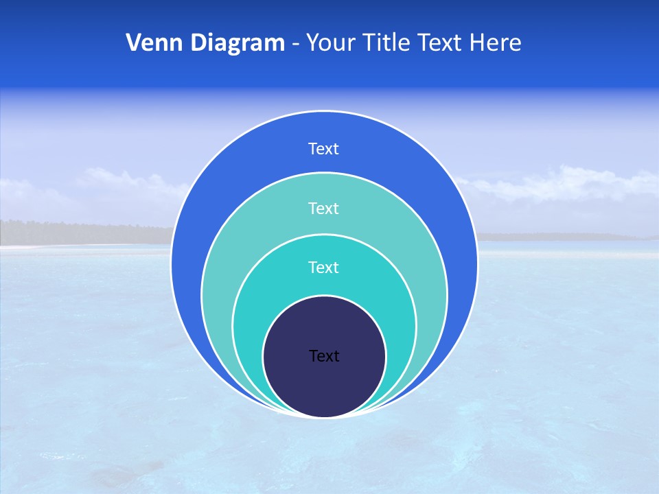Sea Tahiti Sand PowerPoint Template