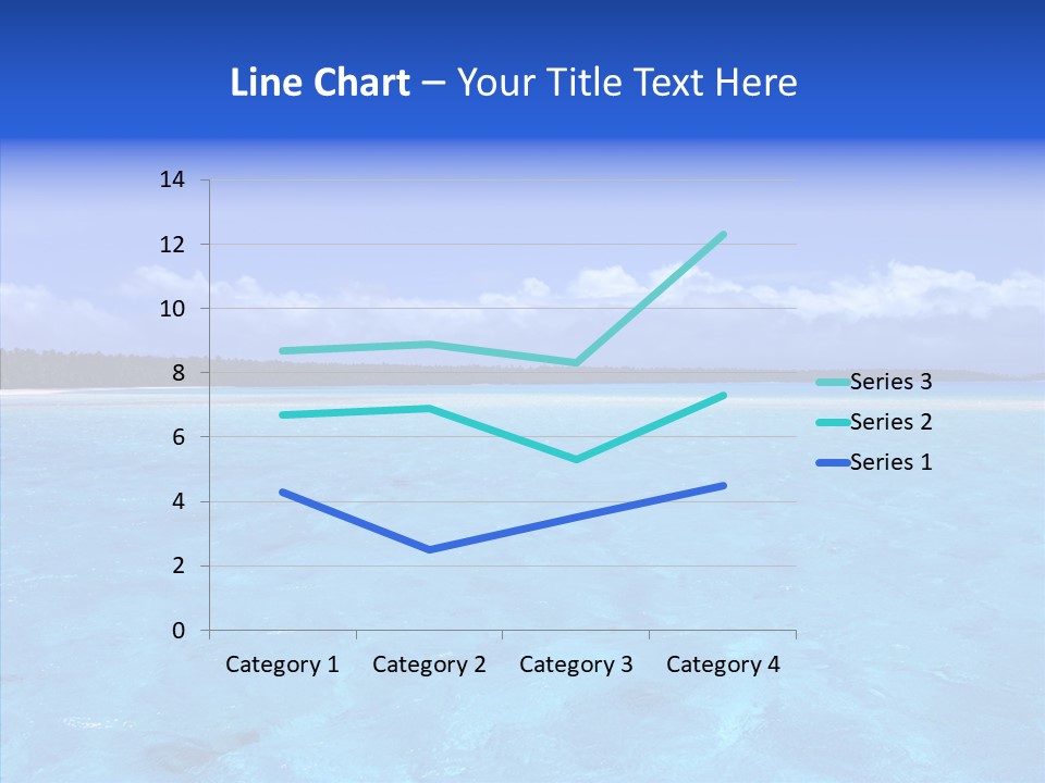 Sea Tahiti Sand PowerPoint Template